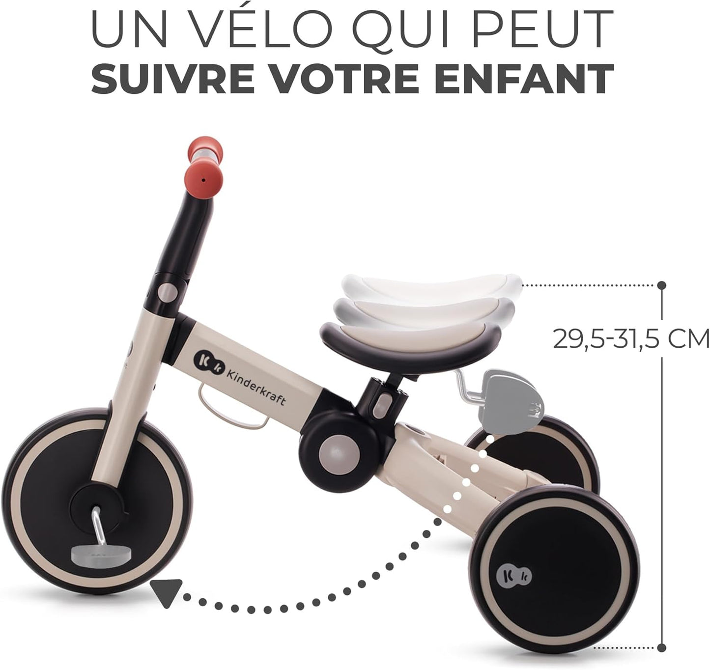 Tricycle évolutif Kinderkraft 4TRIKE