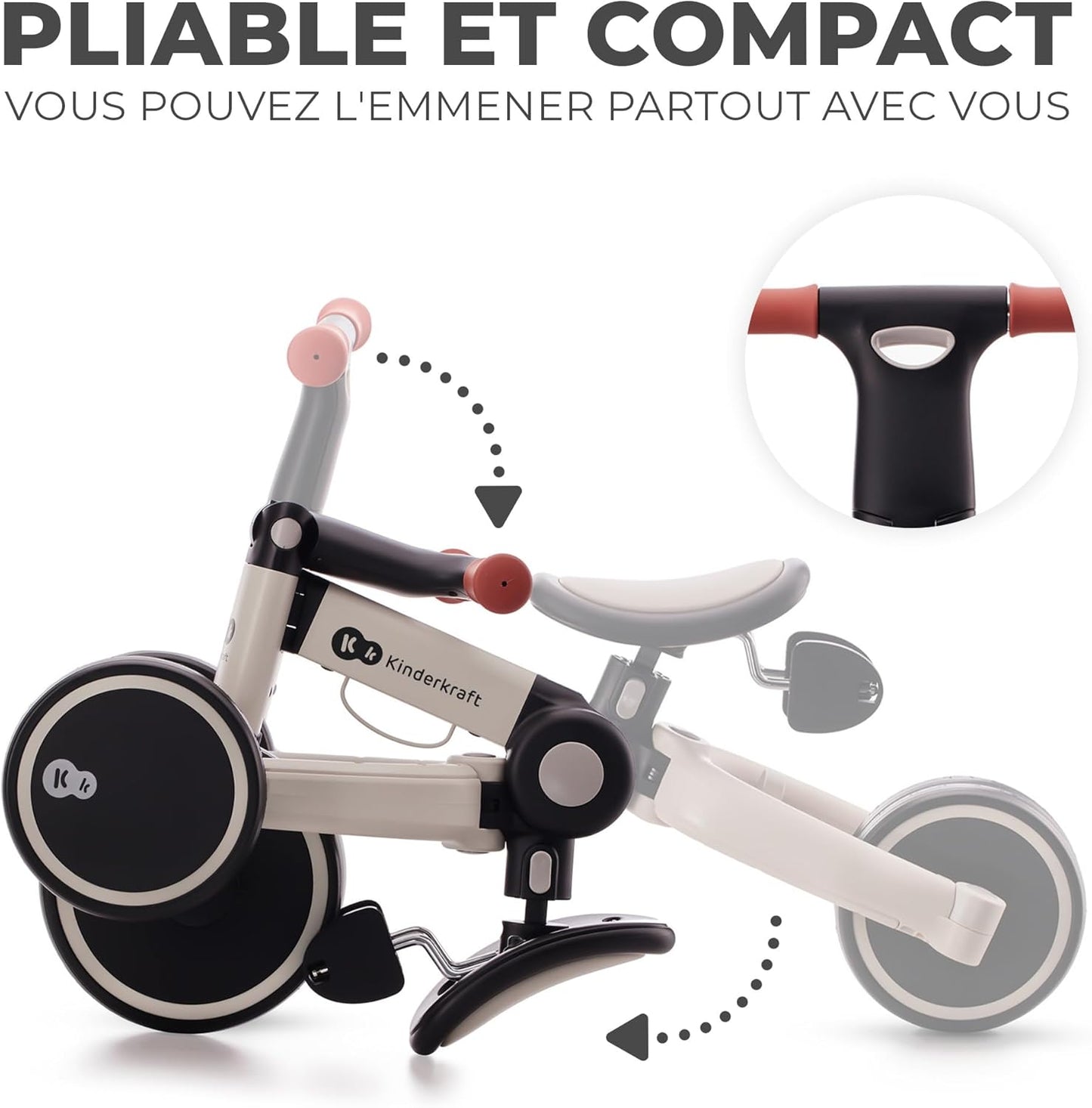 Tricycle évolutif Kinderkraft 4TRIKE