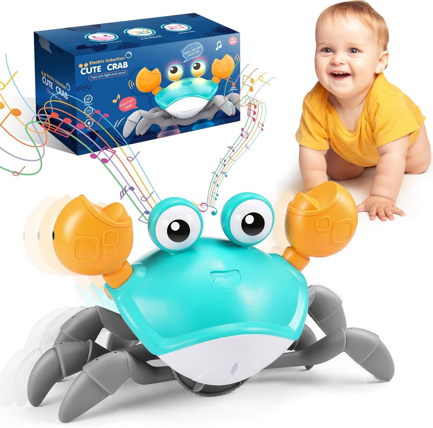 Jouet Crabe Musical Bébé