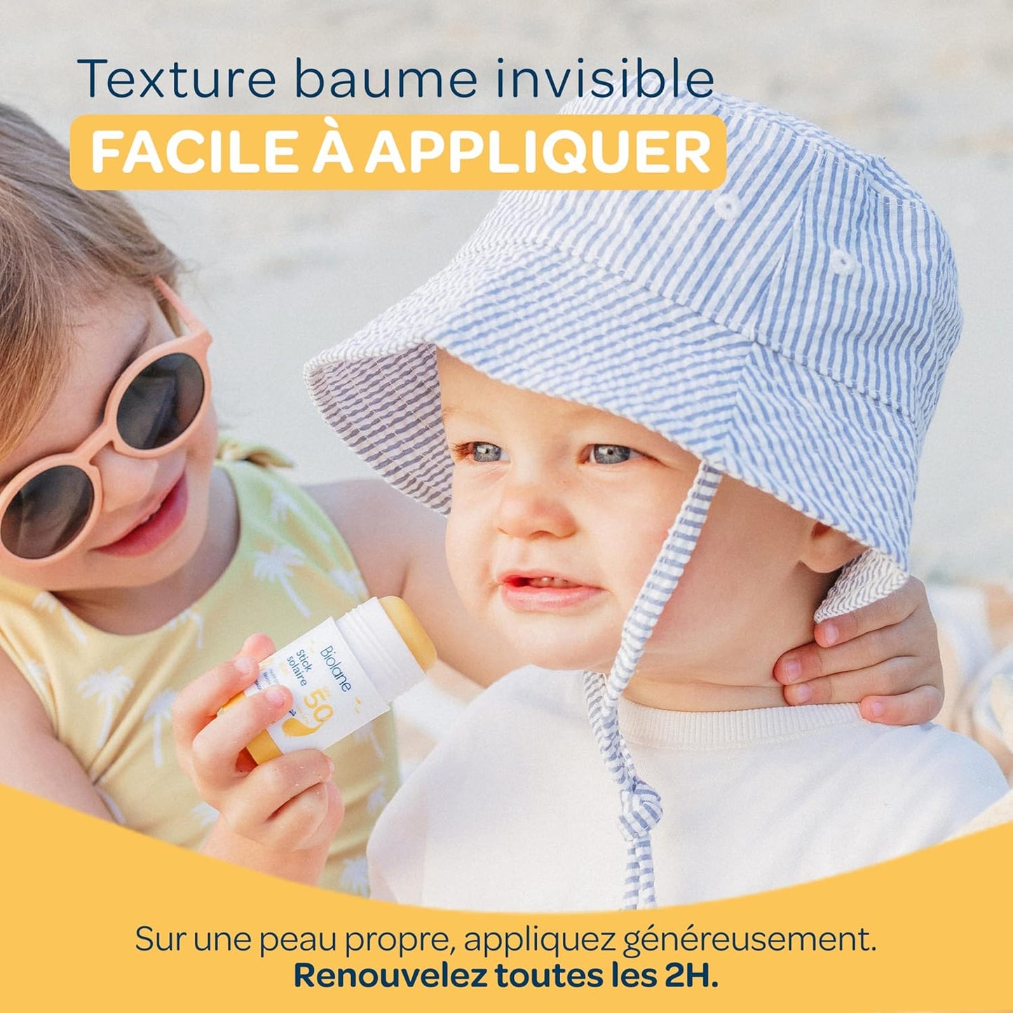tick solaire bébé Biolane SPF 50