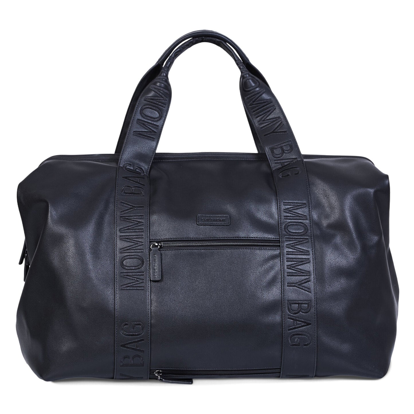 Mommy Bag Large Signature Similicuir - Noir