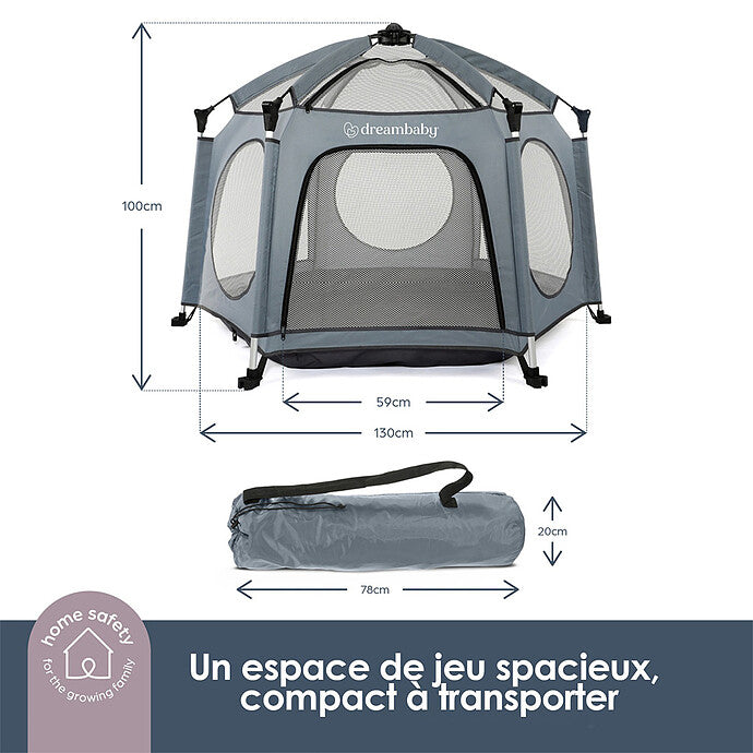 Avis Parc d'Extérieur Pop-up - Bleu