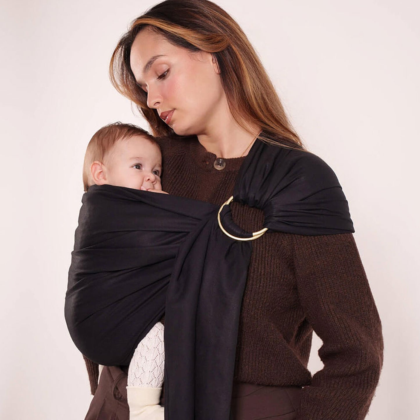 Avis Echarpe Tissée sans Noeud - Black