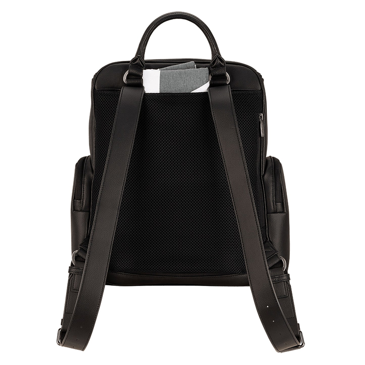 Intérieur du sac à langer Nuna Essential Bag avec compartiment ordi