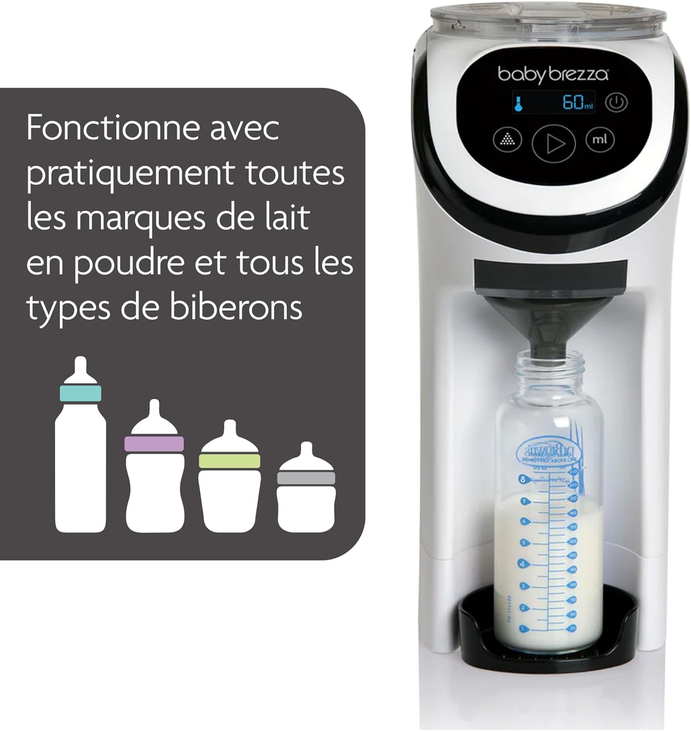 réparateur de biberons Baby Brezza facile à utiliser pour parents