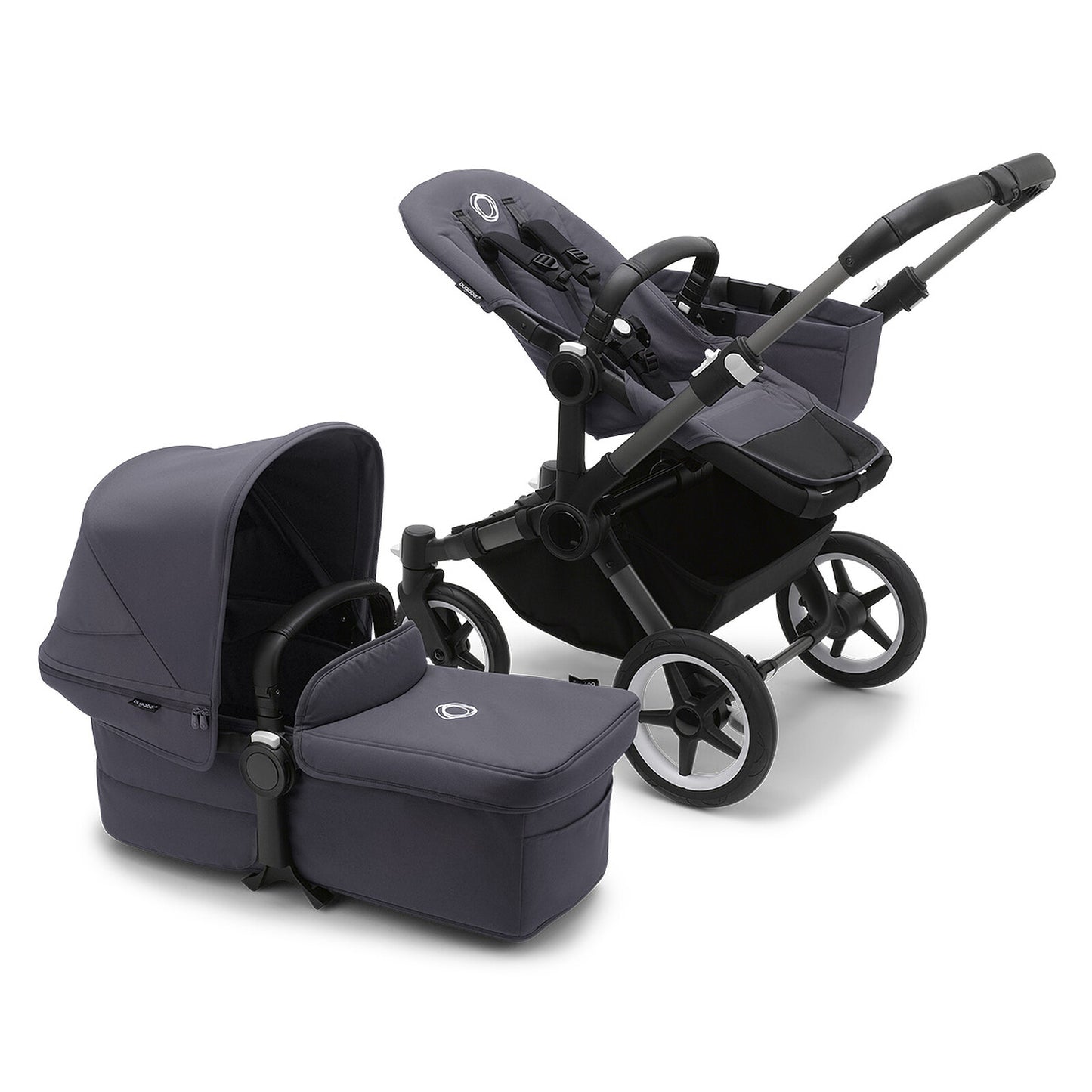 Bugaboo Donkey 5 Duo – configuration duo siège + nacelle