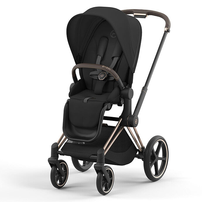 Poussette Cybex Priam 4 â Rosegold / Sepia Black vue avant