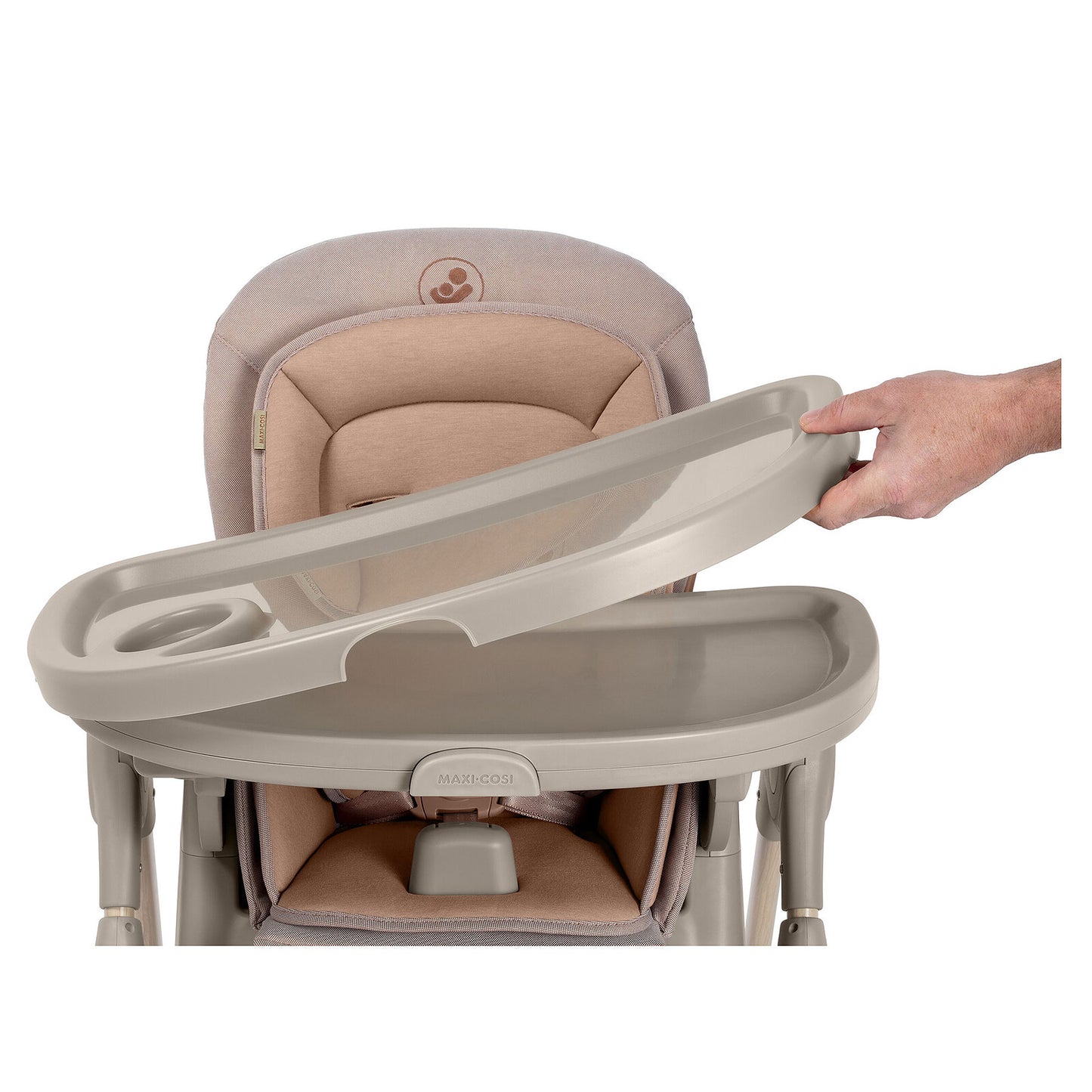 Plateau repas amovible de la chaise haute Childhome Evolu 2 Natural