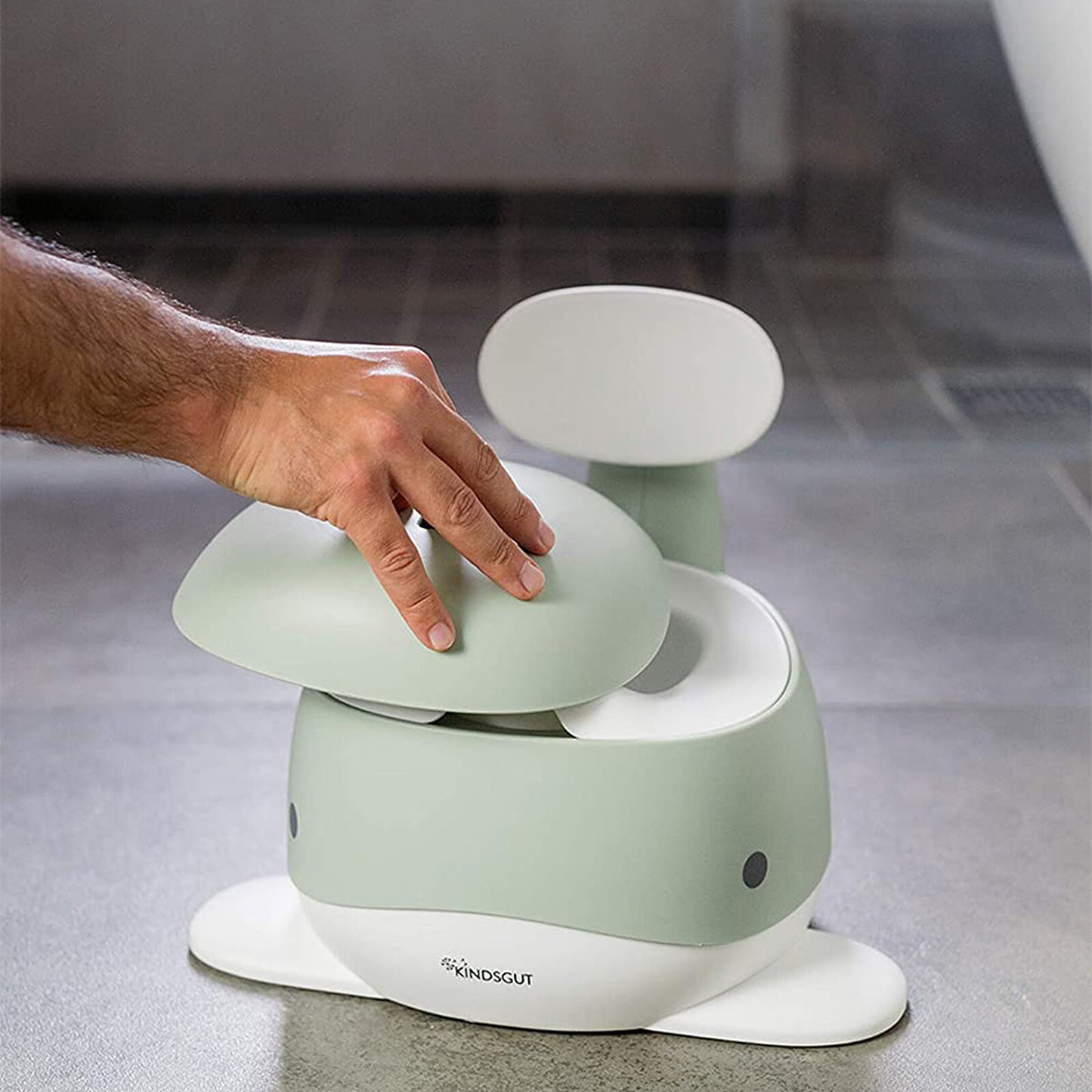 Pot Baleine Kindsgut Pistache â fond antidĂ©rapant 04