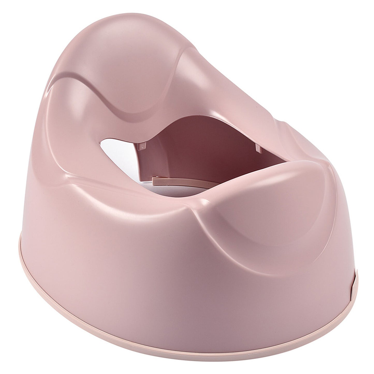 Pot bébé ergonomique BÉABA old pink base antidérapante 04