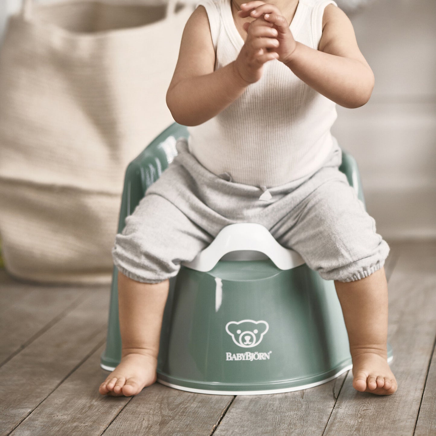 IntĂ©rieur amovible du pot fauteuil BabyBjörn â facile nettoyage 03