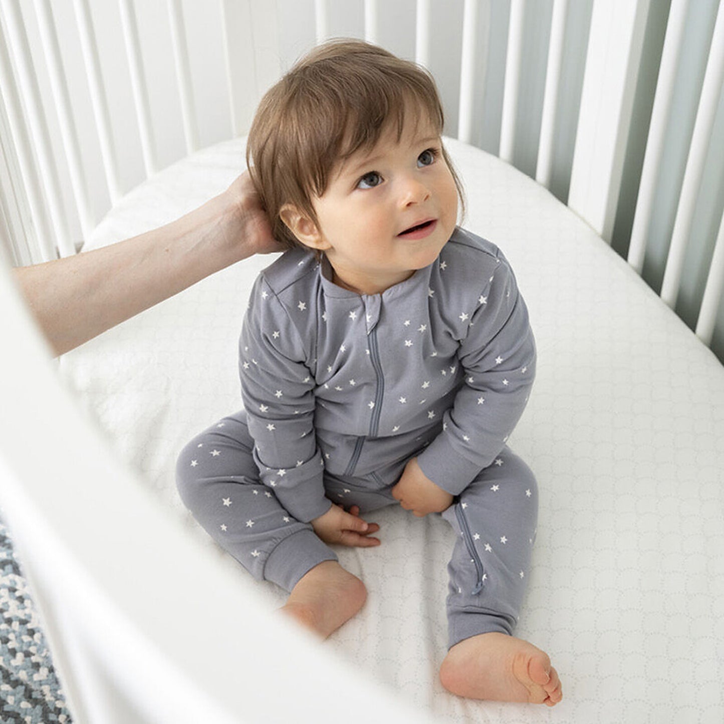 Sommier du Stokke Sleepi V3 réglable sur plusieurs hauteurs