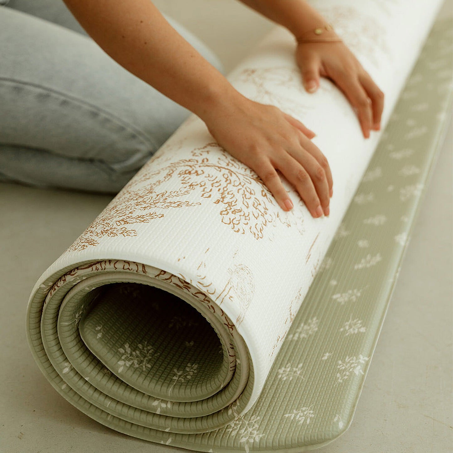 paisseur 1,5 cm du tapis Le Bambino