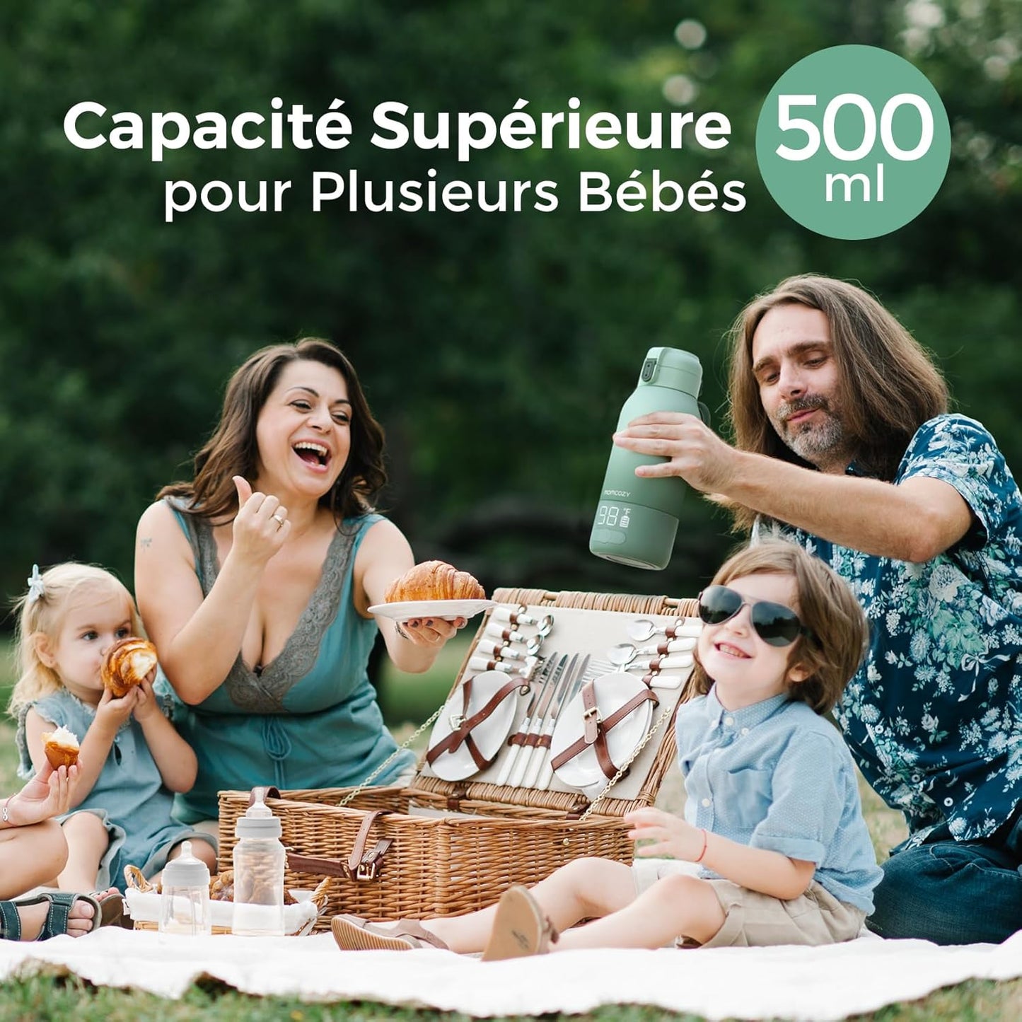 thermos isotherme Momcozy repas bébé chaud ou froid