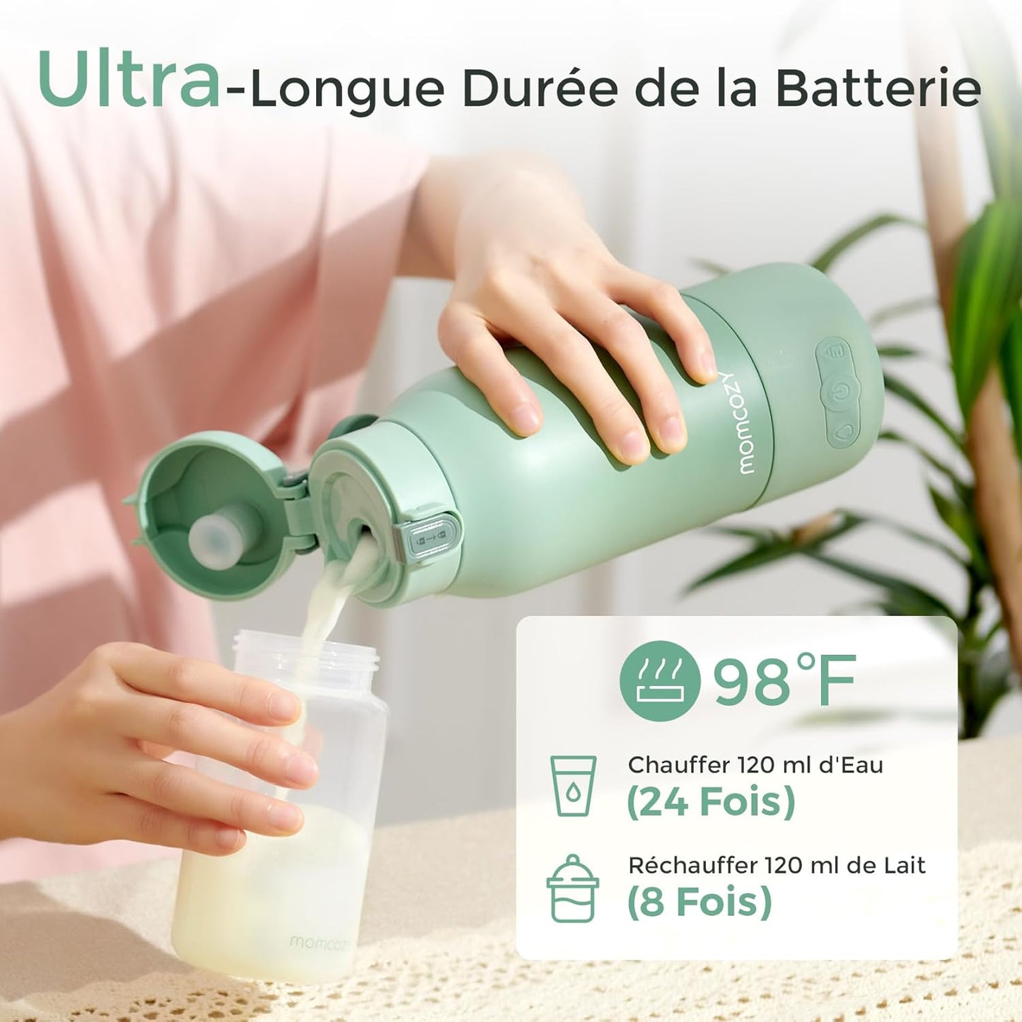 thermos Momcozy pratique transport lait maternel bébé