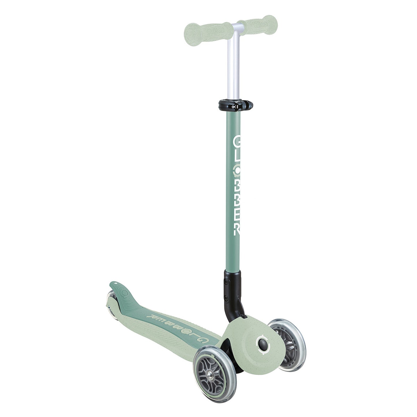 Vue latérale trottinette évolutive Go Up Active Eco Pistache