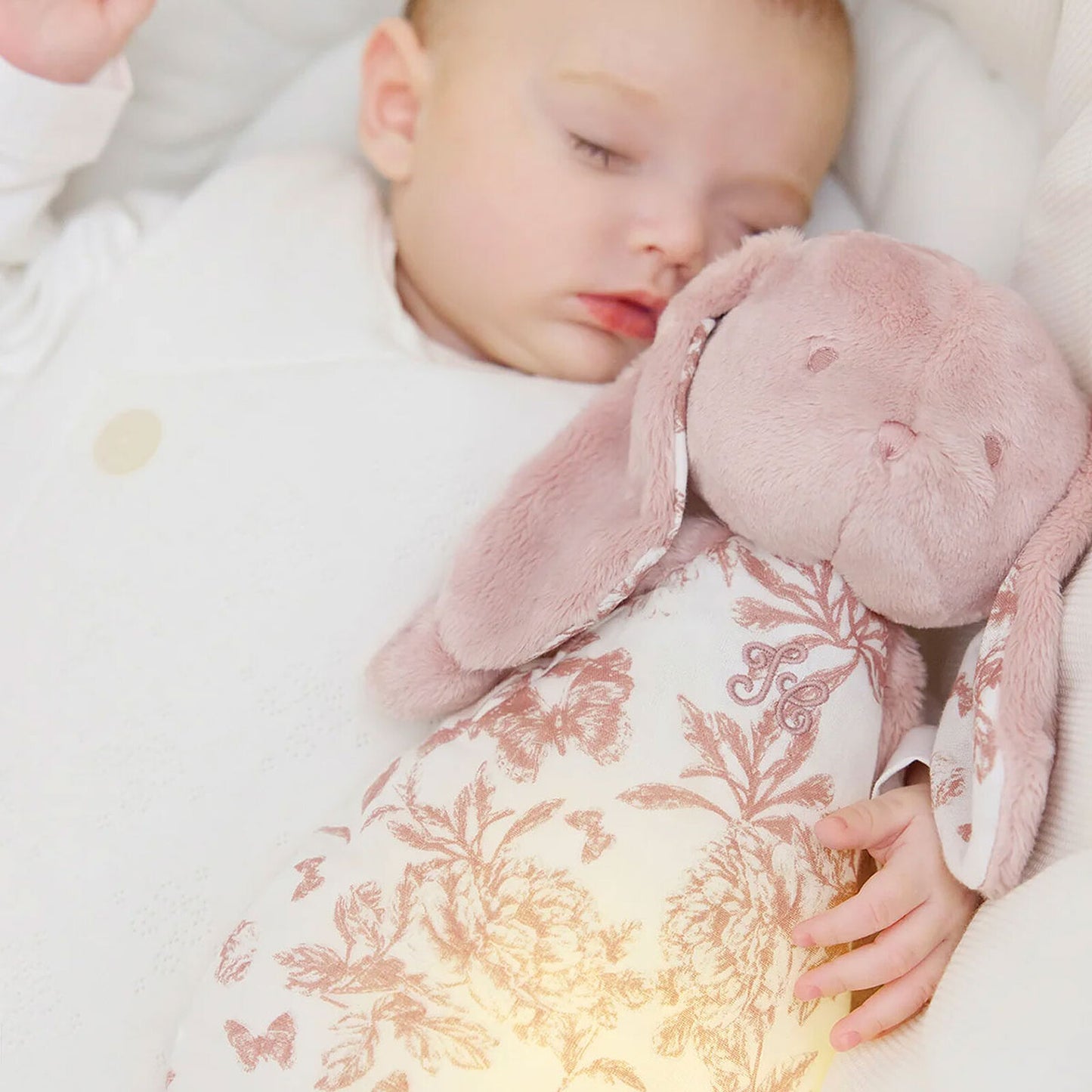 Veilleuse bébé lapin Augustin avec lumière douce pour le sommeil