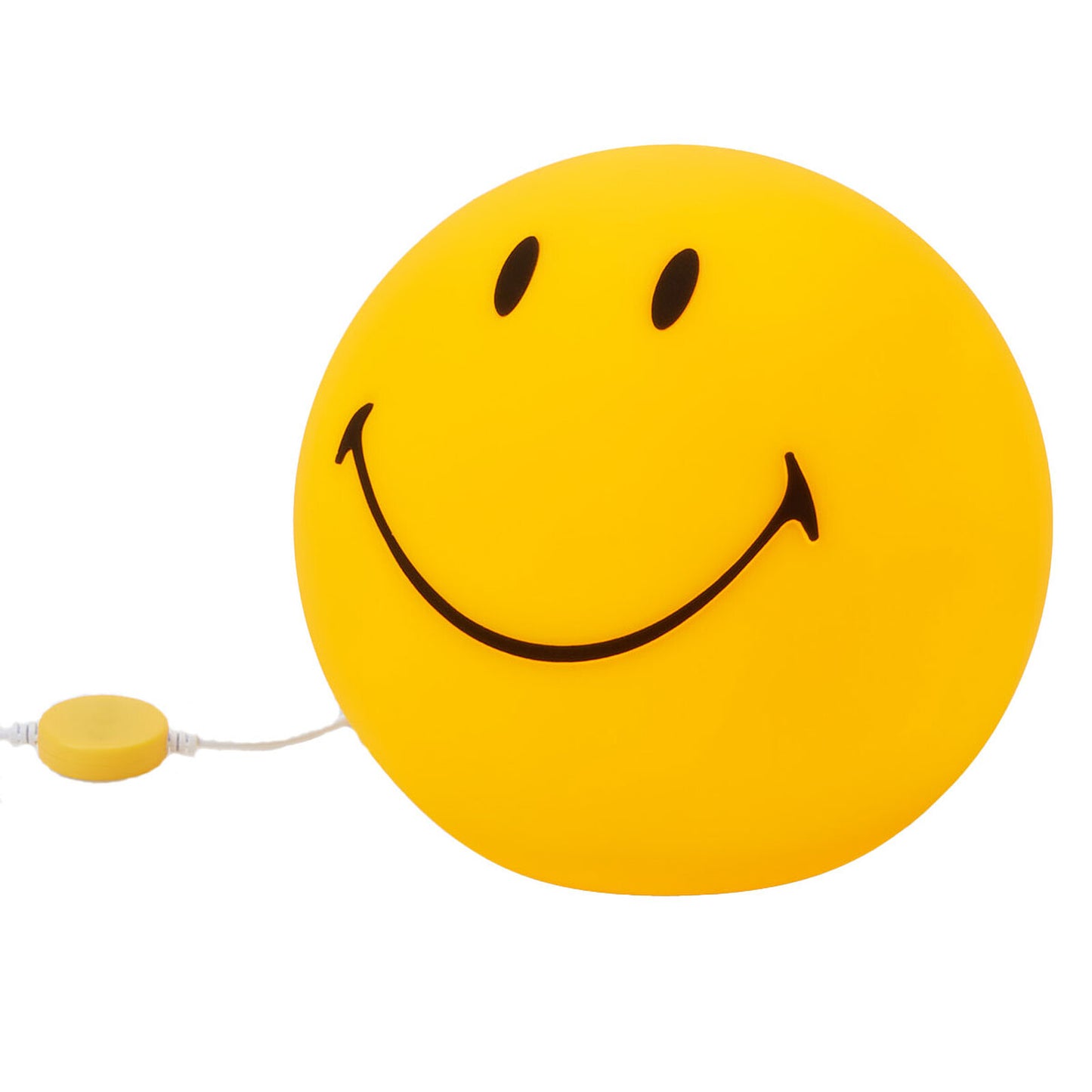 ALT : Veilleuse Smiley Star Light jaune Mr Maria en silicone, lumière douce pour chambre d’enfant.