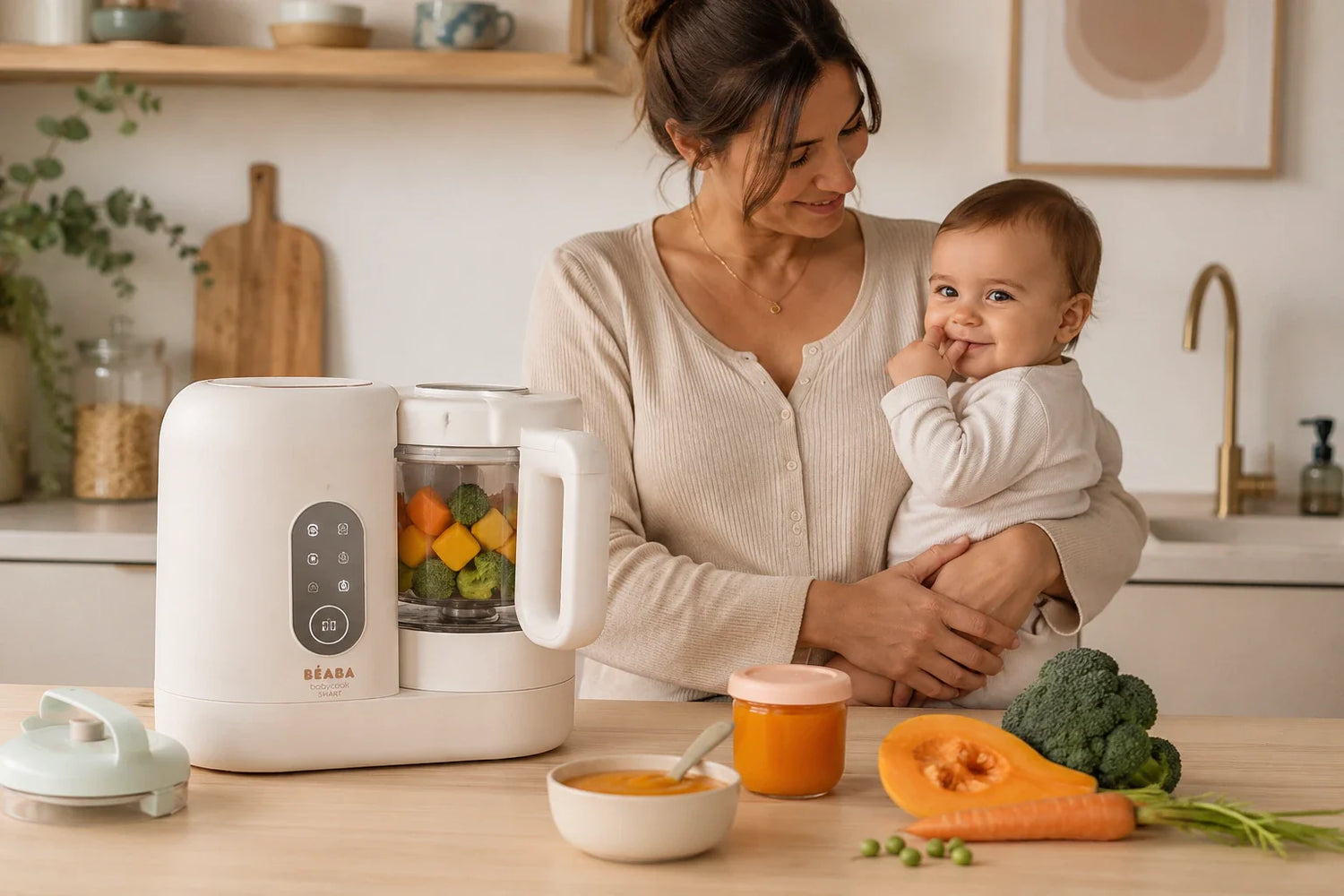 Collection de robots cuiseurs pour bébé, pratiques et sécurisés pour préparer des repas maison sains et savoureux
