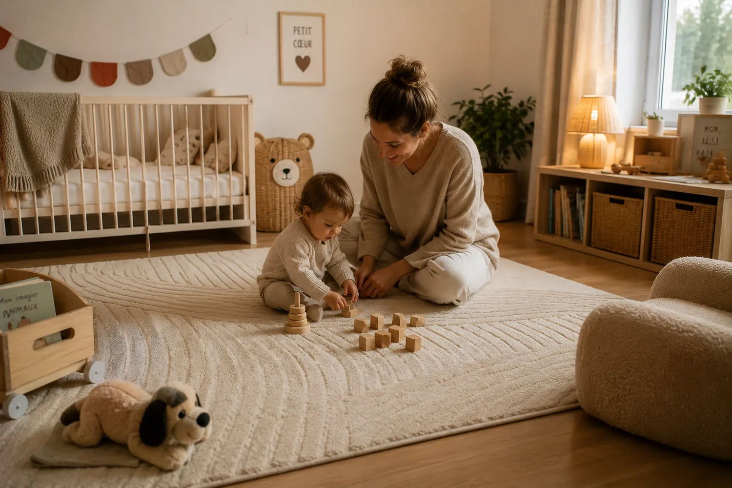 Tapis d'éveil et de jeux bébé premium : Little Dutch, Done by Deer, Tapilou, Play and Go. Doux, design et stimulants pour l'éveil de votre bébé. Livraison rapide en France.