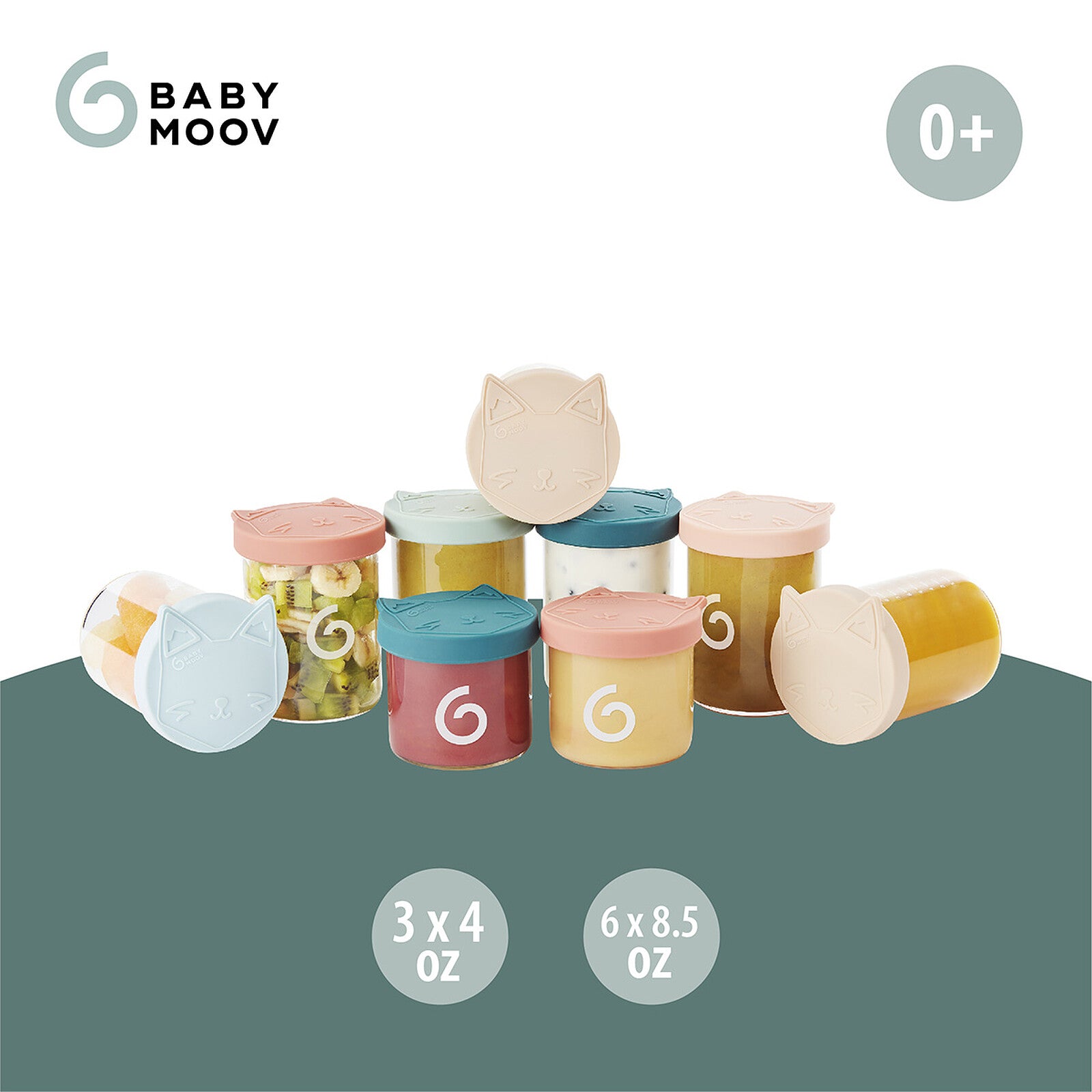 Bols Babymoov ISY BOWLS en verre 120 ml et 250 ml
