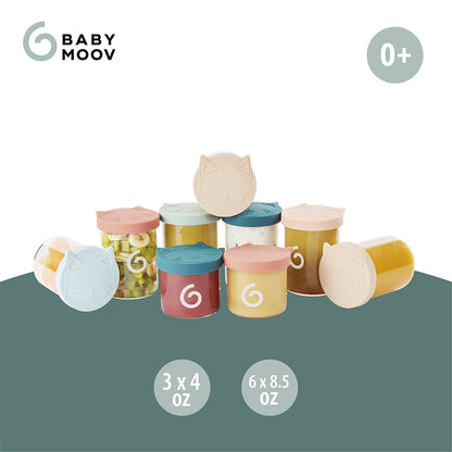 Bols Babymoov ISY BOWLS en verre 120 ml et 250 ml
