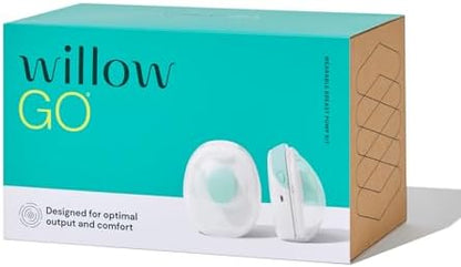 Willow Go Tire-lait mains libres – Tire-lait portable – Portable, électrique, sans fil, et 9 niveaux de puissance d'aspiration de qualité hospitalière – Essentiels post-partum – Double tire-lait|B0B2SK47X6