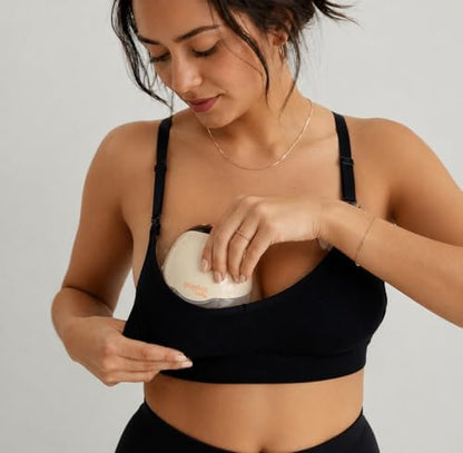Playtex Baby Tire-lait électrique (modèle portable H15), pompe mains libres dans le soutien-gorge, 3 modes, 12 niveaux, fonctionnement silencieux, capacité de 180 ml|B0GSW3J2HD