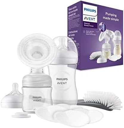 Philips Avent Tire-lait manuel sans BPA, portable et léger, coussin en silicone souple adaptatif de taille unique (Modèle SCF430/01)|B0BCX3BV8W