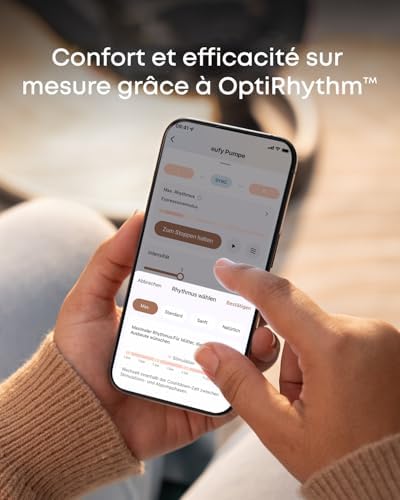 Tire-lait portable eufy S1 Pro, électrique avec technologie chauffante, coque de charge portable, rythmes intelligents via application, aspiration de qualité hospitalière, sans fuite et silencieux|B0DCZKZDJK