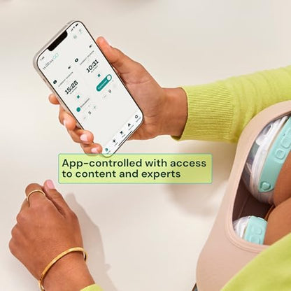 Willow Go Tire-lait mains libres – Tire-lait portable – Portable, électrique, sans fil, et 9 niveaux de puissance d'aspiration de qualité hospitalière – Essentiels post-partum – Double tire-lait|B0B2SK47X6