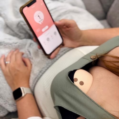 Tire-lait électrique sans fils et connecté, tire-lait mains libres et portable avec 4 modes et 10 niveaux de puissance d'aspiration.|B0CPQ4NGS4