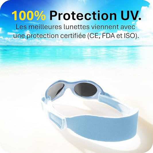 Lunettes de soleil bébé 0–18 mois