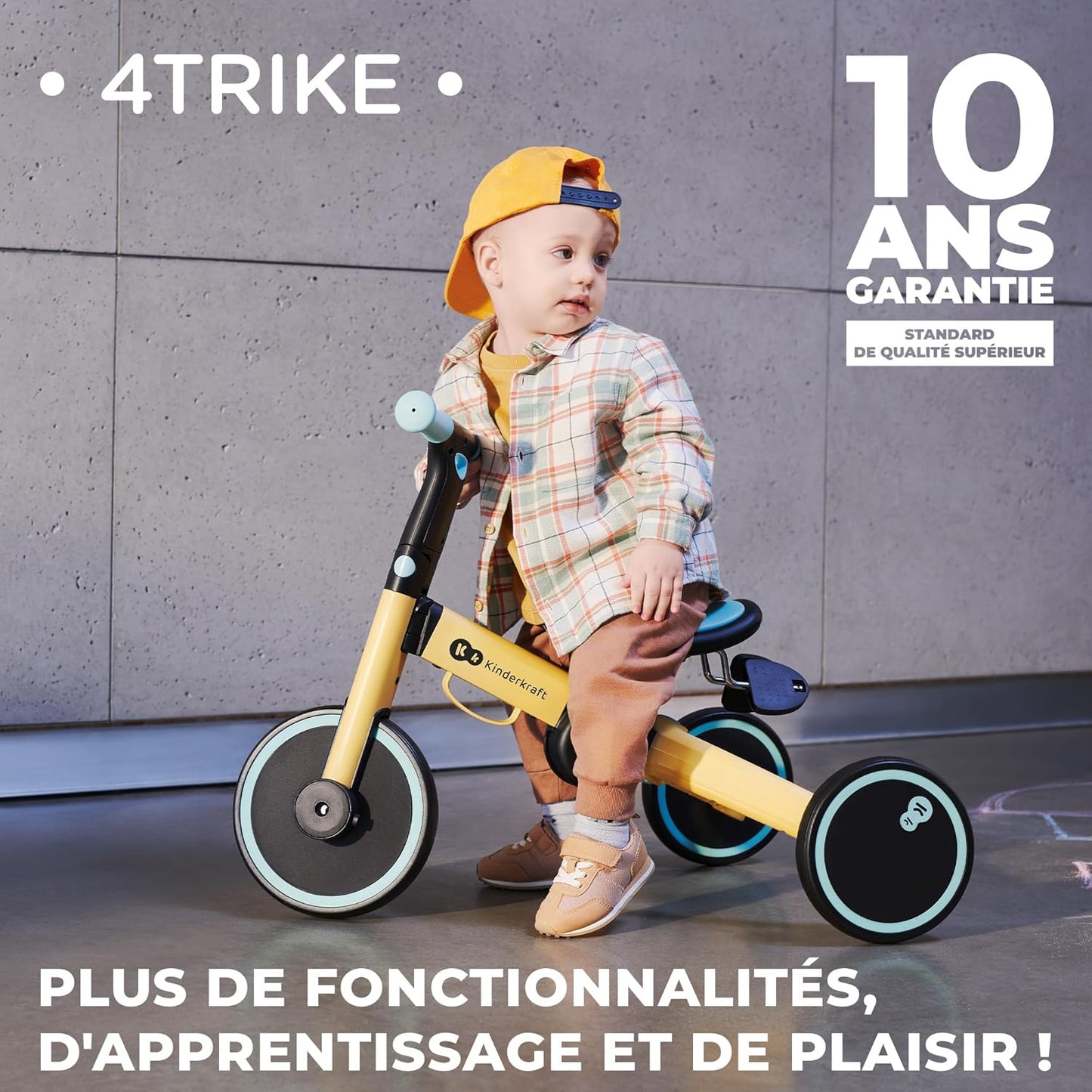 Tricycle évolutif Kinderkraft 4TRIKE