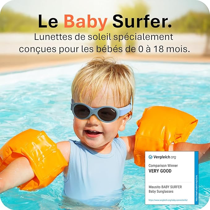 Lunettes de soleil bébé 0–18 mois