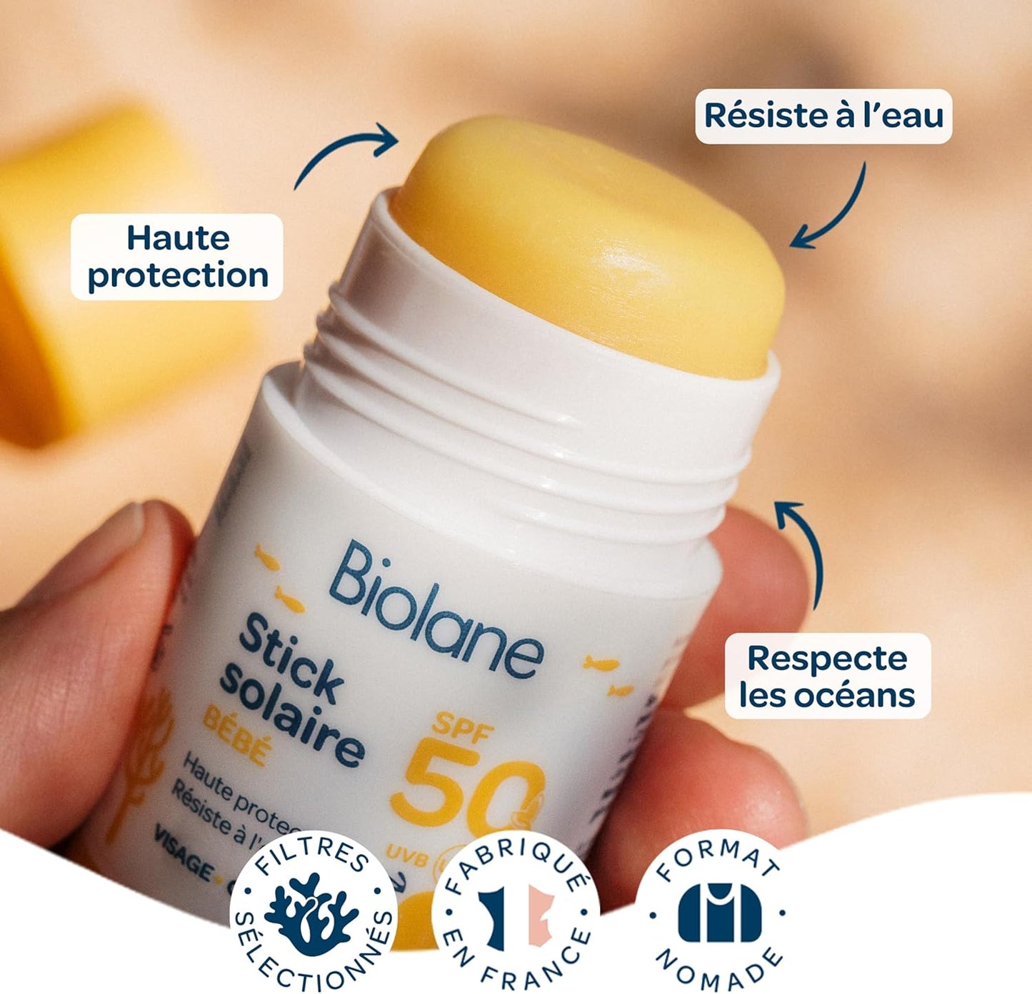 tick solaire bébé Biolane SPF 50