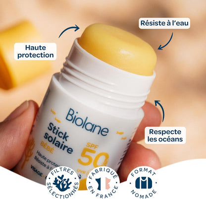 tick solaire bébé Biolane SPF 50