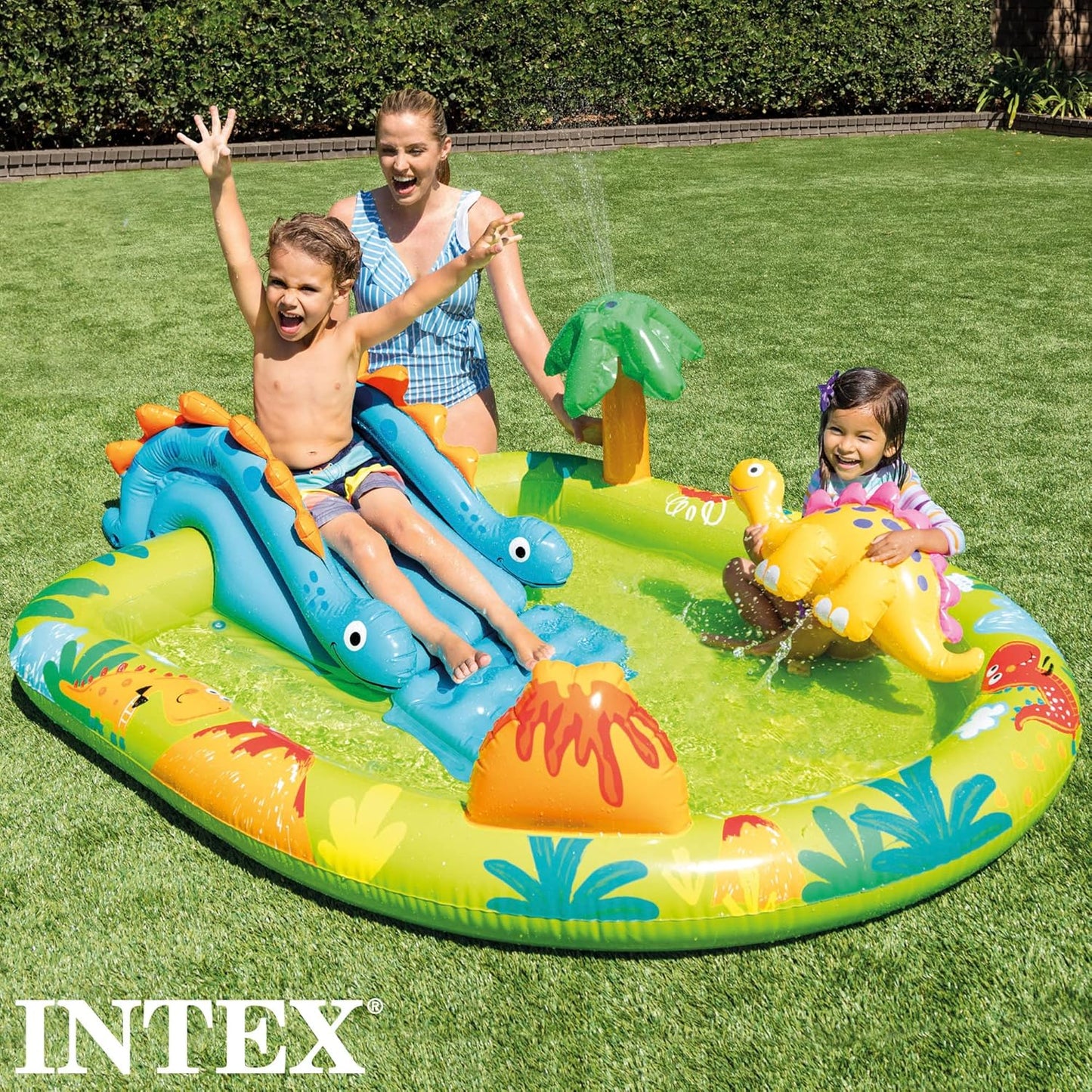 Aire de jeux gonflable Intex Petit Dino