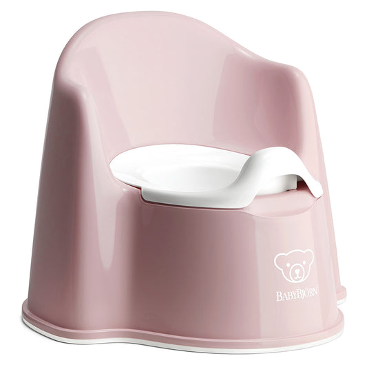 Pot Fauteuil BabyBjörn – Rose Pastel et Blanc