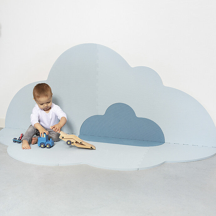 Avis Tapis Nuage Grand Modèle - Bleu Ciel