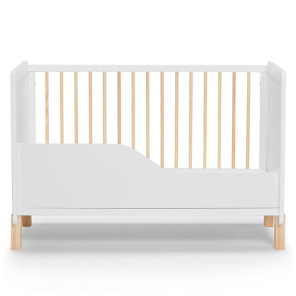 Avis Lit Bébé Evolutif NICO Blanc et Bois - 60 x 120 cm