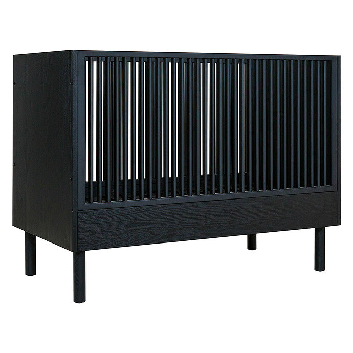 Lit Bébé Evolutif Hai No Ki Black Ash - 60 x120 cm Quax