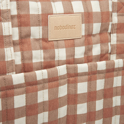 Avis Sac à Langer Hyde Park - Terracotta Checks