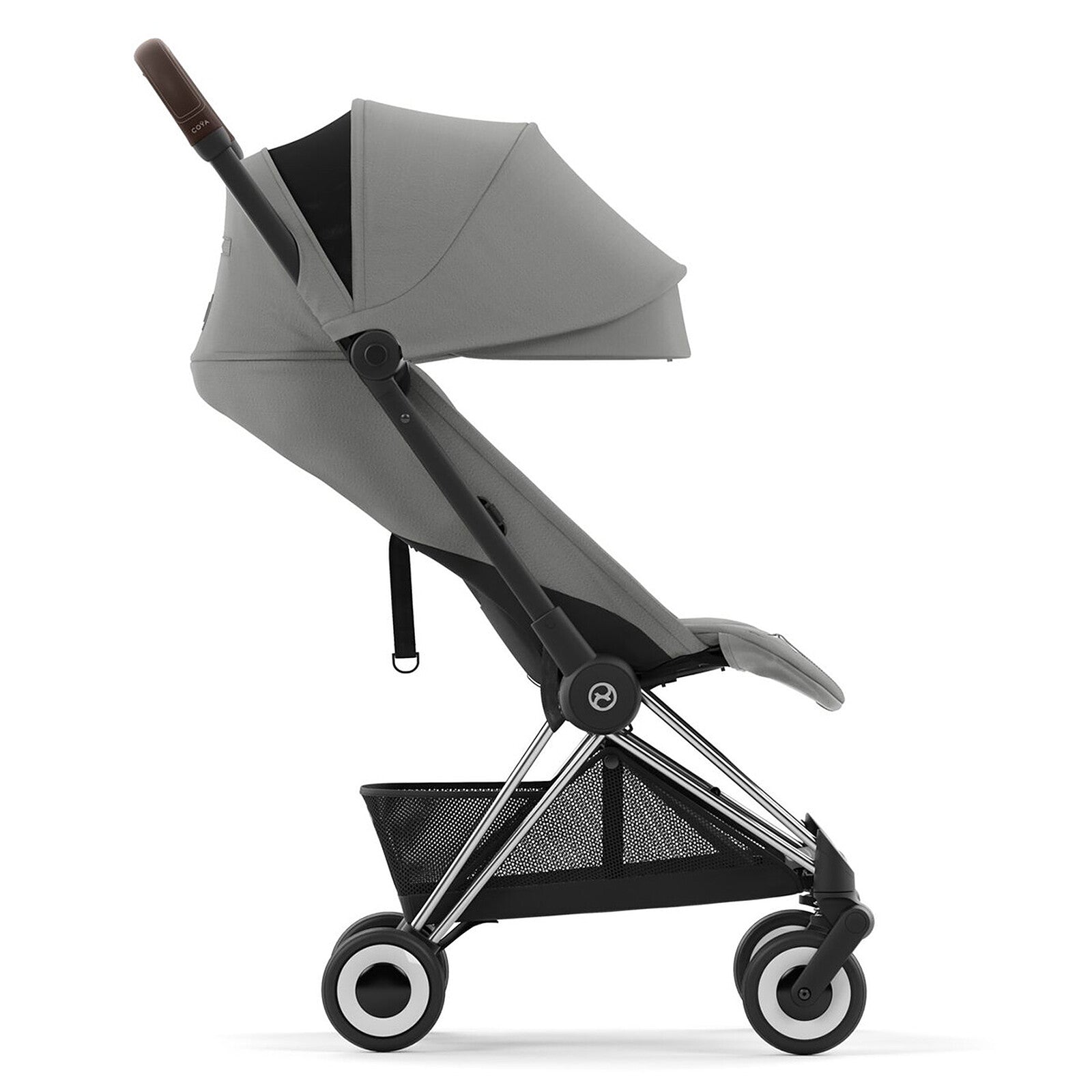 Avis Poussette Ultra-compacte Coya Châssis Rosegold - Mirage Grey