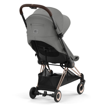 Achat Poussette Ultra-compacte Coya Châssis Rosegold - Mirage Grey