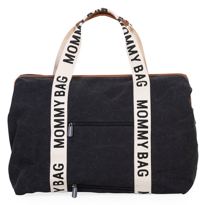 Achat Mommy Bag Large Signature Canvas - Noir