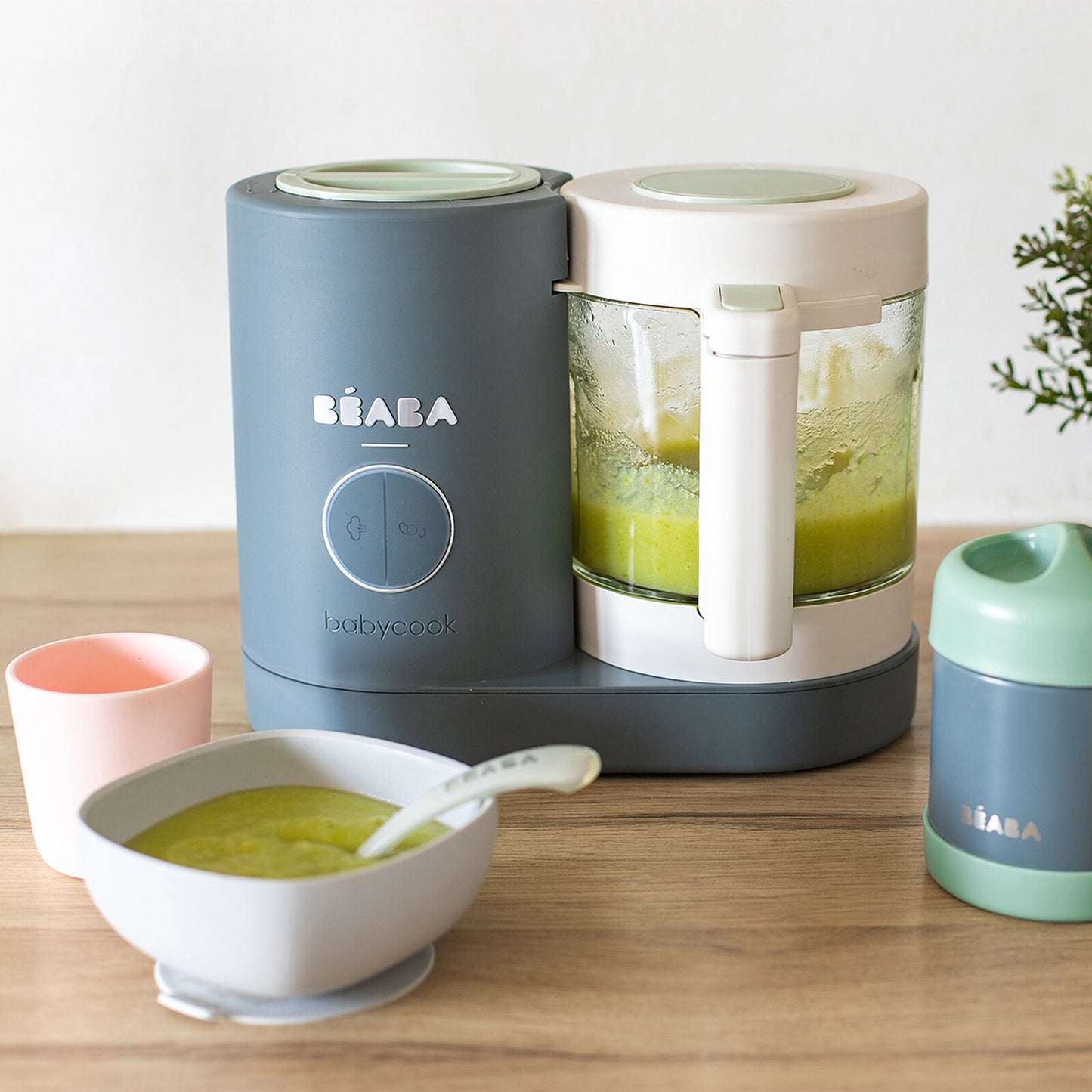 Béaba Babycook Neo – Eucalyptus | Robot repas bébé 4-en-1