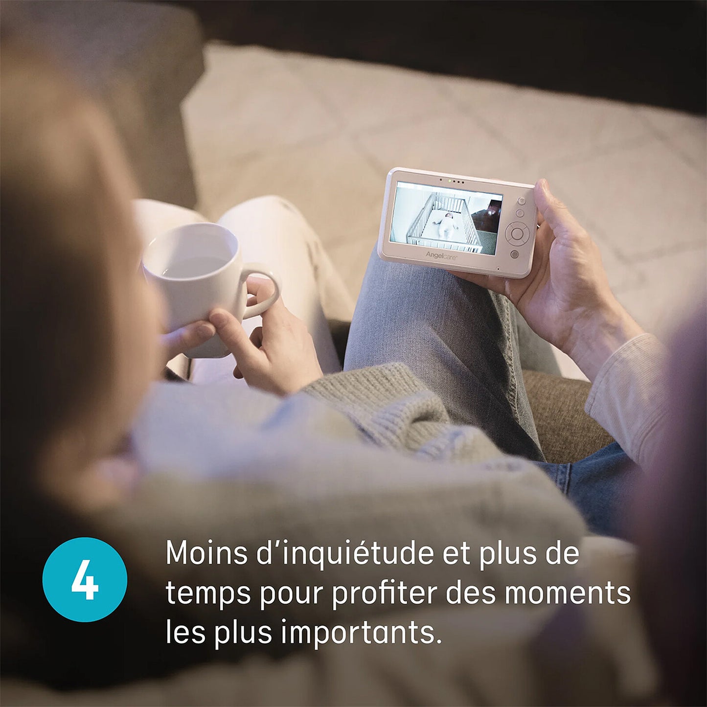 Achat Babyphone Vidéo avec Détecteur de Mouvements AC25