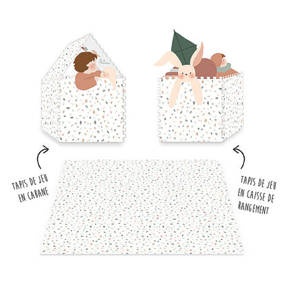 Achat Tapis de Jeux Réversible TILOO - Alphabet & Terrazzo