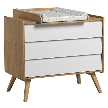 Achat Chambre Trio Vintage 70 x 140 cm - Chêne et Blanc